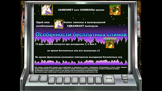 Характеристики слота Unicorn Magic 5